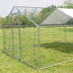 Enclos pour volailles 12m² - Structure galvanisée 4x3x2m* Sale