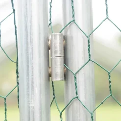 Enclos pour volailles 12m² - Structure galvanisée 4x3x2m* Sale