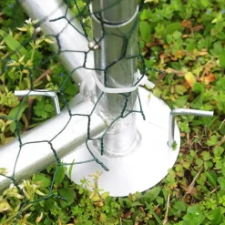 Enclos pour volailles 6x3x2m - 18m² en tube galvanisé et toile PE imperméable* New