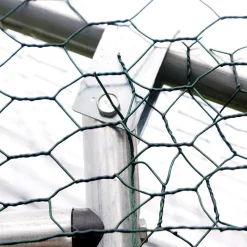 Enclos pour volailles 6x3x2m - 18m² en tube galvanisé et toile PE imperméable* New