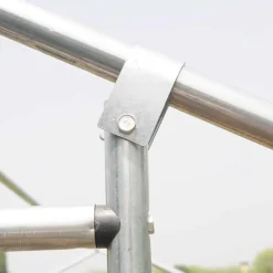 Enclos pour volailles 6x3x2m - 18m² en tube galvanisé et toile PE imperméable* New