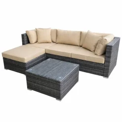 Ensemble Modulo - Canapé d'angle extérieur modulable avec table basse* Clearance