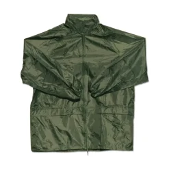 Ensemble pluie coupe vent imperméable polyester kaki M à 3XL*LMA Hot
