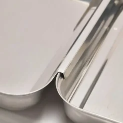 Ensemble pour paner inox 430 - 20,5x15,5x3cm empilable*Pradel France Sale