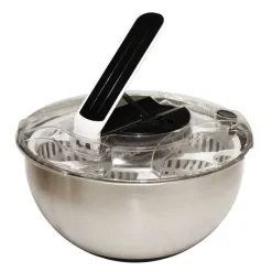 Essoreuse à salade acier inoxydable à piston 28x17,5cm*