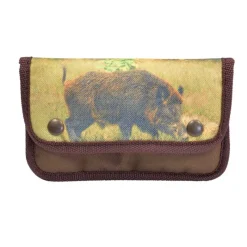 Etui 10 balles fermeture pression motif sanglier* Outlet