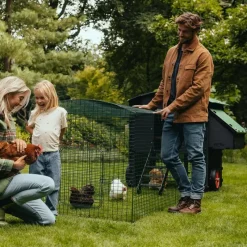 Extension de 1m pour enclos 2 m poulailler surélevé 8-15 poules* New