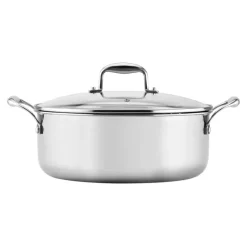Faitout Ø 28 cm Lumia Tri-Ply 2,5mm Acier 18/10 avec Couvercle*Pradel Excellence New