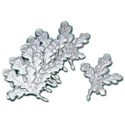 Feuille de chêne à l'unité en aluminium 6,5x5 cm* Discount