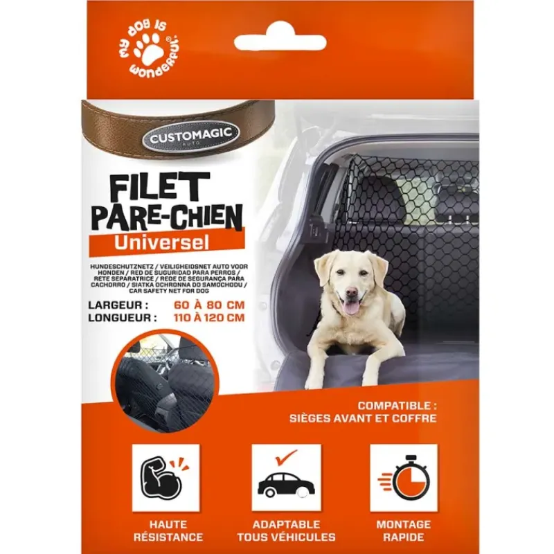 Filet pare chien universel 60-80cm/110-120cm sécurité auto* Best