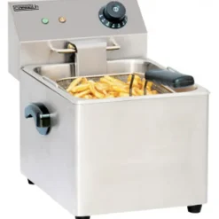 Friteuse électrique professionnelle 4L inox mono bac*Casselin New