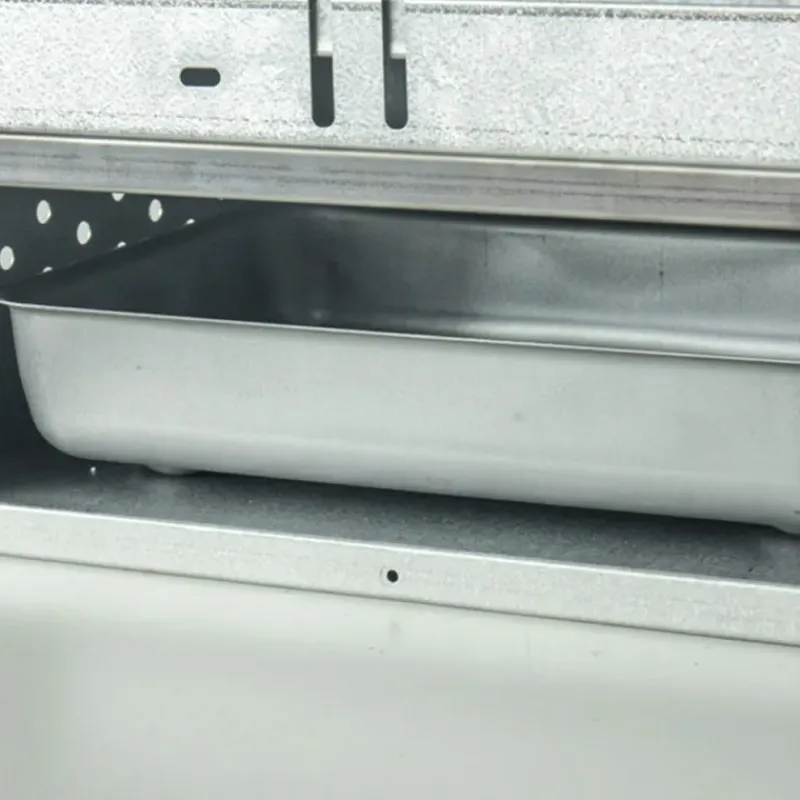 Fumoir viande et poisson 120 cm acier aluminisé*Peetz Hot