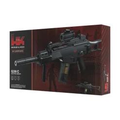 Fusil électrique G36 C BBS 40 coups 6mm auto 0.5J + silencieux*Heckler & Koch