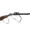 Fusil Rifle cowboy 8 coups métal crosse bois enfant 60cm* Outlet