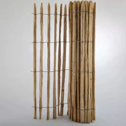 Ganivelle en Châtaignier Certifié PEFC - L5m x H1,5m - Espacement 6-7cm* Best