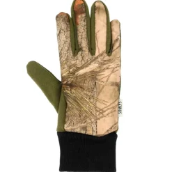 Gants anti-glisse déperlant polyester camo forest kaki 8 et 9*Somlys Best