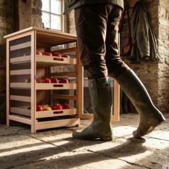 Garde manger en bois pour fruits et légumes largeur 50 cm* Online