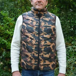 Gilet chauffant fibre polyester et carbone camo CE M à 3XL* Online