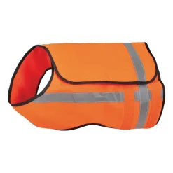 Gilet de sécurité chien orange fluo en M/L*Stepland Online