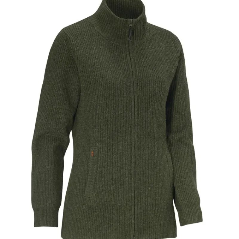 Gilet femme Shirley col montant laine vert loden XS à 3XL*Swedteam Hot