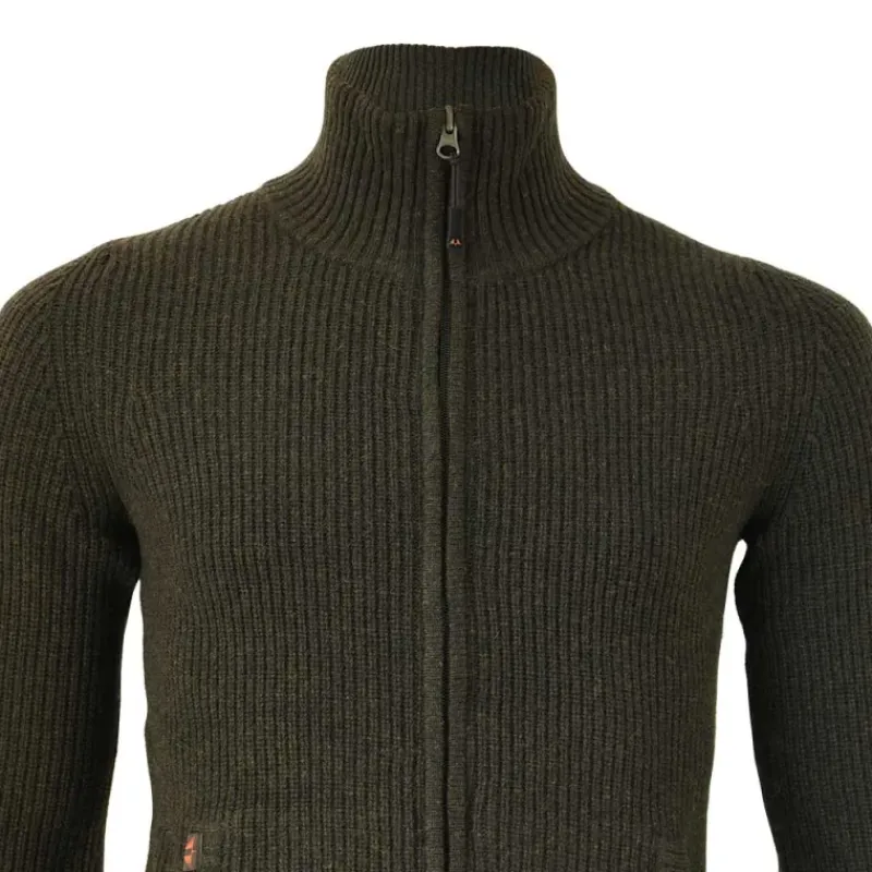 Gilet femme Shirley col montant laine vert loden XS à 3XL*Swedteam Hot