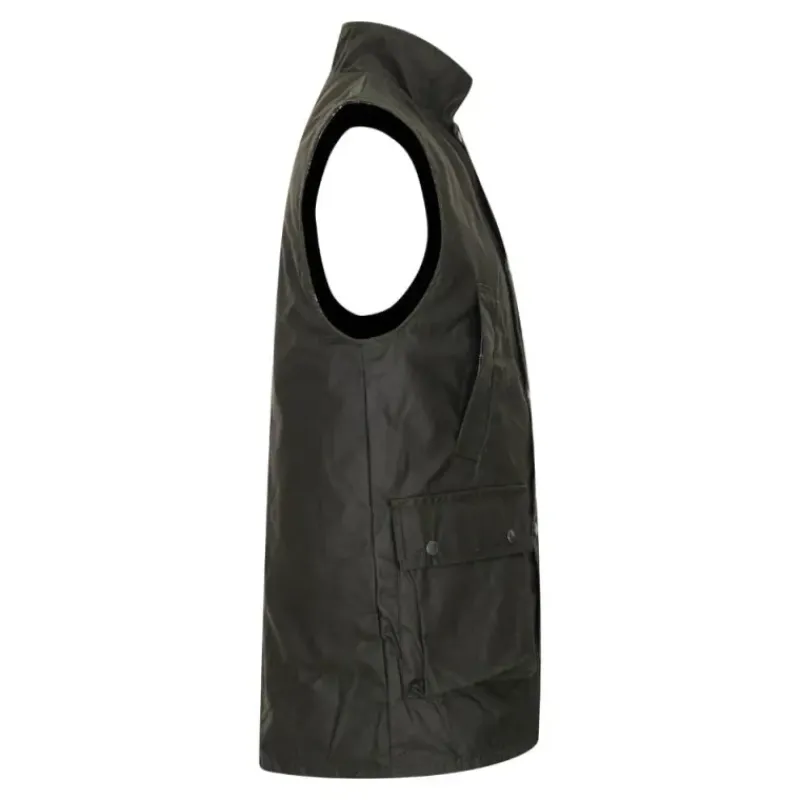 Gilet Walker and Hawkes Winchester Vert Coton Ciré*Walker & Hawkes Outlet