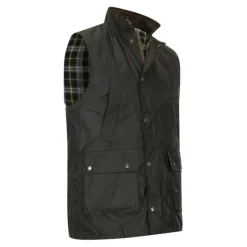Gilet Walker and Hawkes Winchester Vert Coton Ciré*Walker & Hawkes Outlet
