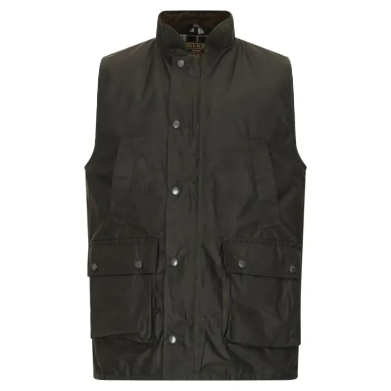 Gilet Walker and Hawkes Winchester Vert Coton Ciré*Walker & Hawkes Outlet