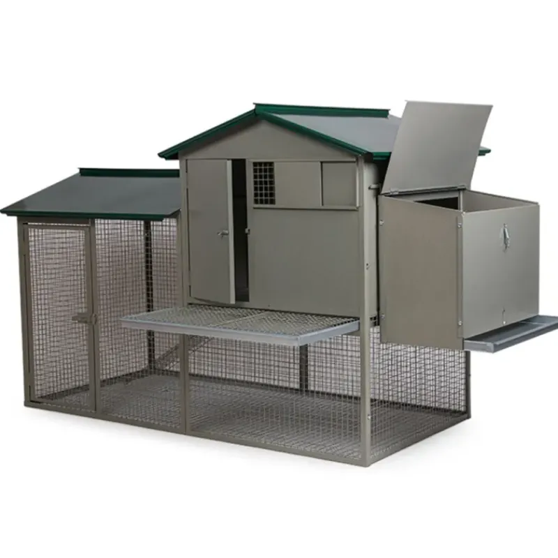 Grand poulailler métal galvanisé 3/4 poules 200X80X120 cm* New
