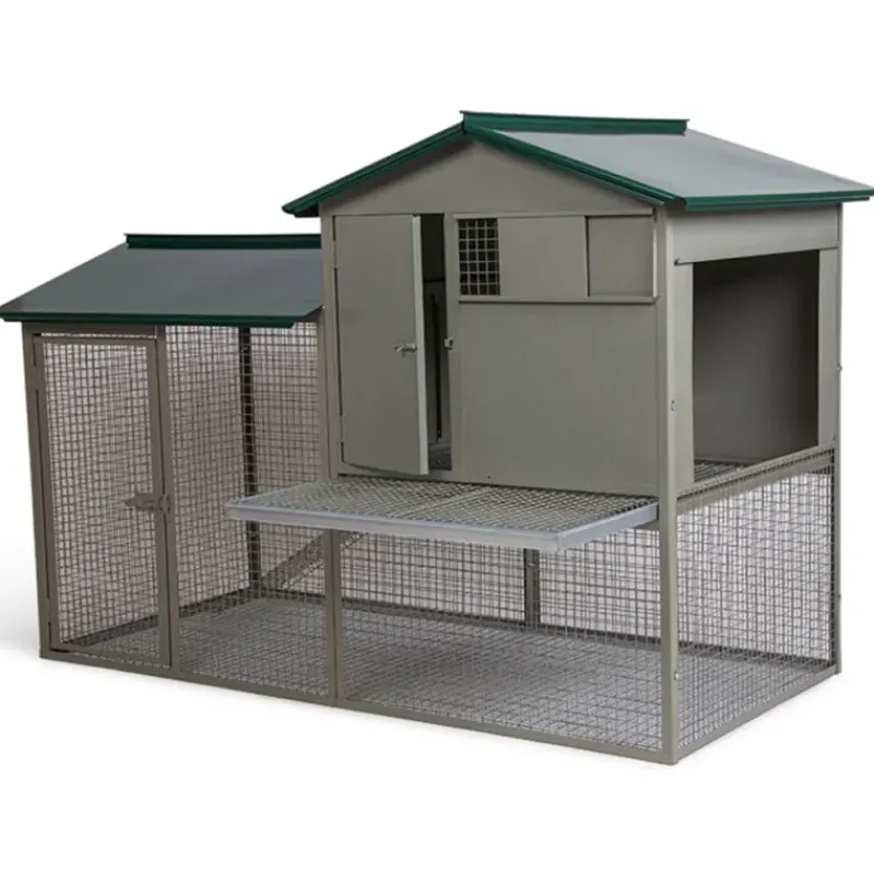 Grand poulailler métal galvanisé 3/4 poules 200X80X120 cm* New