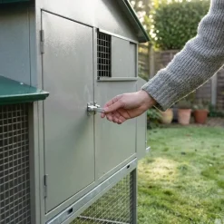 Grand poulailler métal galvanisé 3/4 poules 200X80X120 cm* New