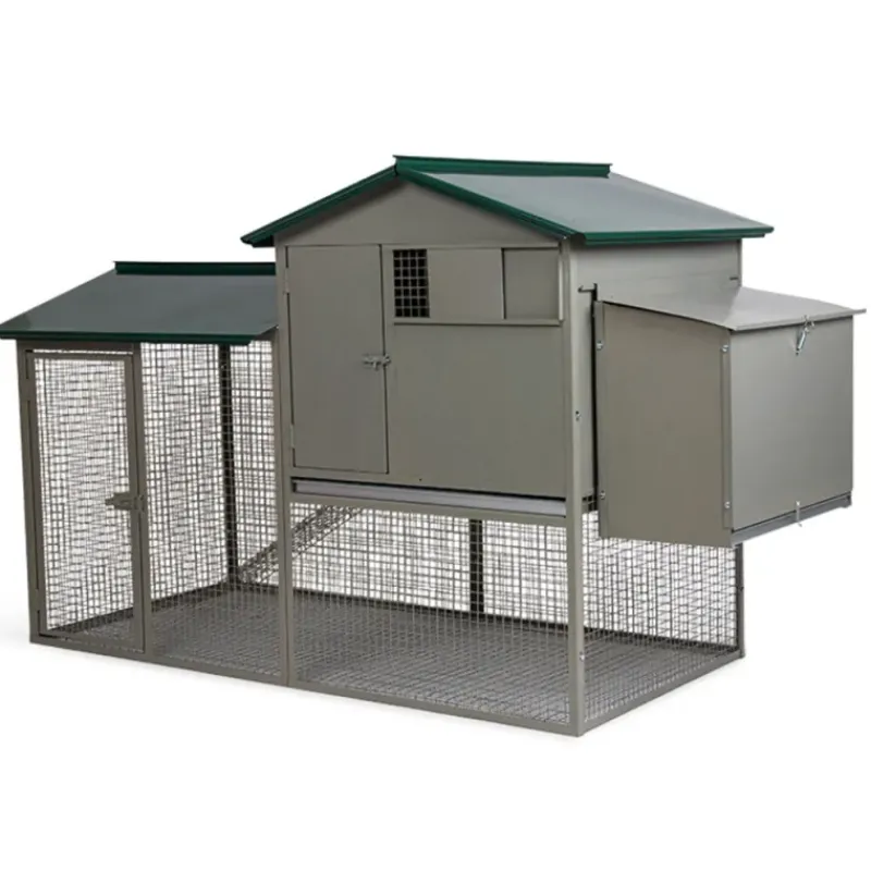 Grand poulailler métal galvanisé 3/4 poules 200X80X120 cm* New