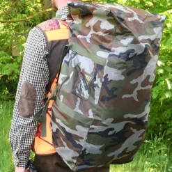 Grand sac de Chasse 3 poches extérieures camo 70L*