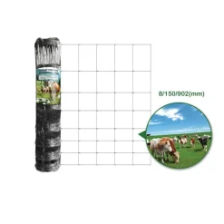 Grillage à moutons galvanisé H.0,95m L.50m - Maille progressive 8/15/90,2mm*