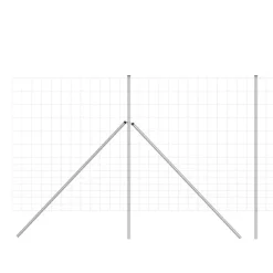 Grillage Rempart Léger 2m x 50m - Mailles Progressives 15cm - Galvanisé* Hot