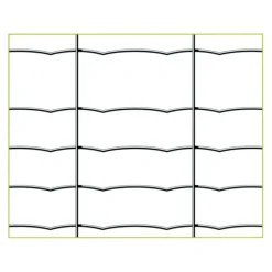 Grillage rigide soudé galvanisé, rempart lourd* New