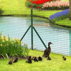 Grillage rouleau galvanisé PVC 1,20m x 20m - Maille 5x5cm Ø3mm*