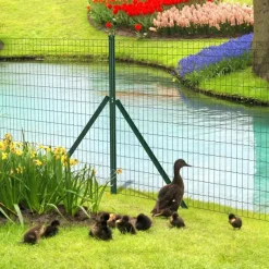 Grillage rouleau 20m hauteur 120cm - Maille 75x100mm - Fil Ø2,1mm PVC vert* Outlet