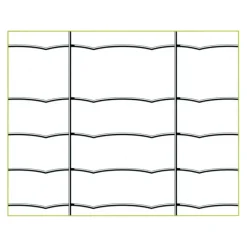 Grillage soudé galvanisé, rempart leger* Hot