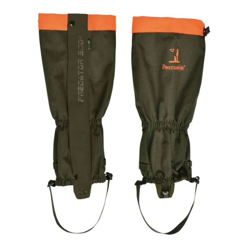 Guêtres de chasse Predator 1200R polyester vert orange*Percussion