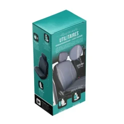 Housse conducteur utilitaire 2 parties avec appui-tête - siège avant* New