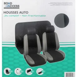 Housse jeu complet non-fractionnable 2 appui-têtes 2 sièges avant* Discount