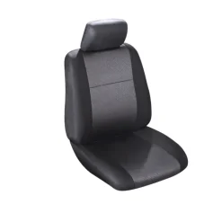 Housse siège avant Catania noir 2 parties avec appui-tête* Outlet