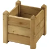 Jardinière carrée bois 30x30 / H 30 cm*