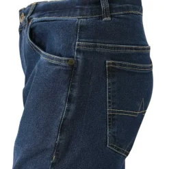 Jeans coupe droite Andrew 5 poches coton bleu moyen 40 à 54*LMA Online