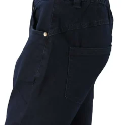 Jeans femme coupe confort coton polyester bleu foncé 38 à 54*LMA Online