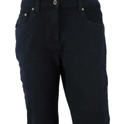 Jeans femme coupe confort coton polyester bleu foncé 38 à 54*LMA Online