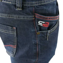 Jeans Roller Stretch 5 poches coton Bleu denim foncé 40 à 54*Facom