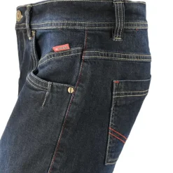 Jeans Roller Stretch 5 poches coton Bleu denim foncé 40 à 54*Facom