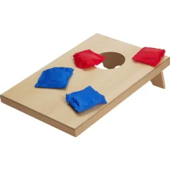Jeu de Cornhole Extérieur en MDF avec 4 Sacs - 39x26 cm* Outlet